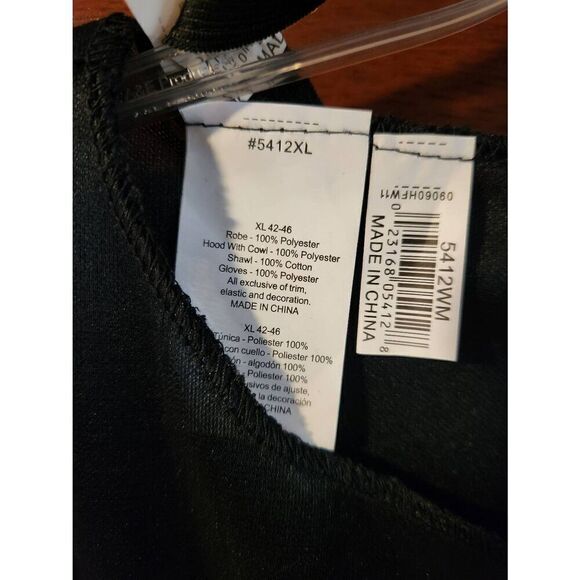 Grim Reaper 2XL (42-46) robe and wings only - Picture 6 of 7